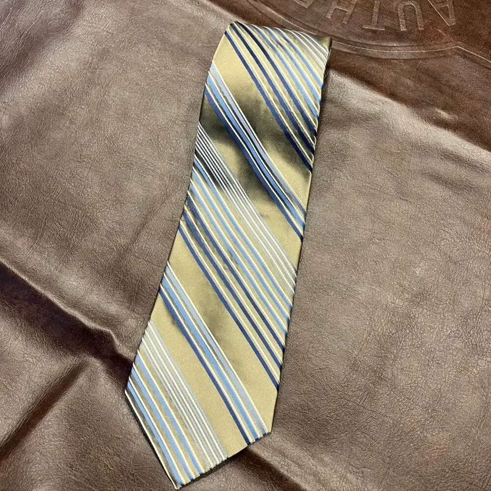 Paul Dione 100%‎ Silk striped Tie Men's classic